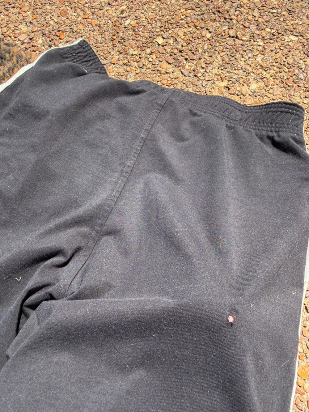 Boys RVCA Black Athletic Shorts with Gray Trim - Picture 16 of 16